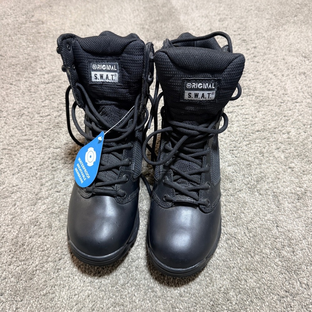 Original SWAT WinX2 Tactical Waterproof Boots Black Mens 7 1020 Duty Boots NEW
